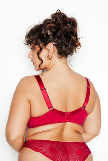 ISMA SOUTIEN-GORGE EMBOITANT DENTELLE ROSE