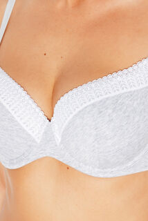 INFINITY SOUTIEN-GORGE AMPLIFORME COTON GRIS