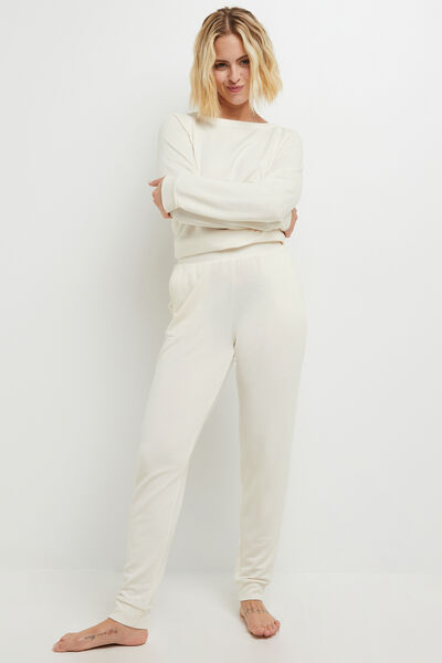 CLAFOUTIS LEGGING MAILLE ECRU