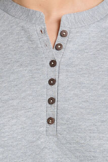 FELY SWEAT MANCHES LONGUES  GRIS CLAIR
