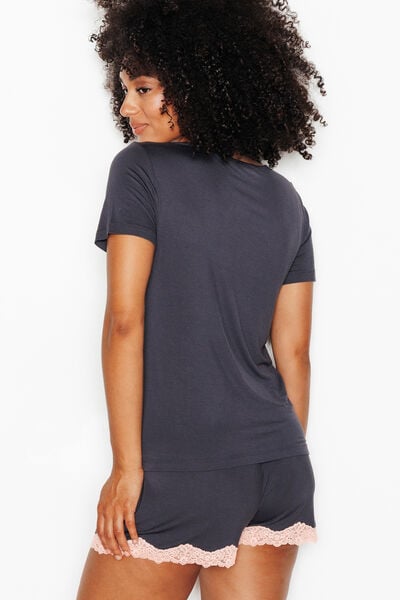 tee-shirt manches courtes GRIS