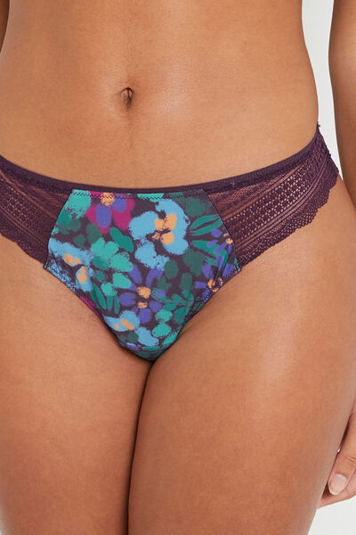 TANGA MICROFIBRE VIOLET