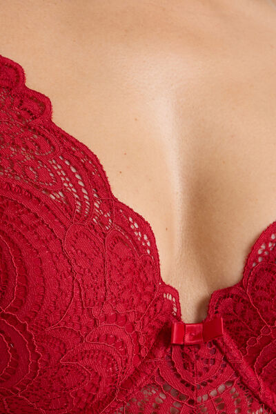 DENTELLE BODY ROUGE