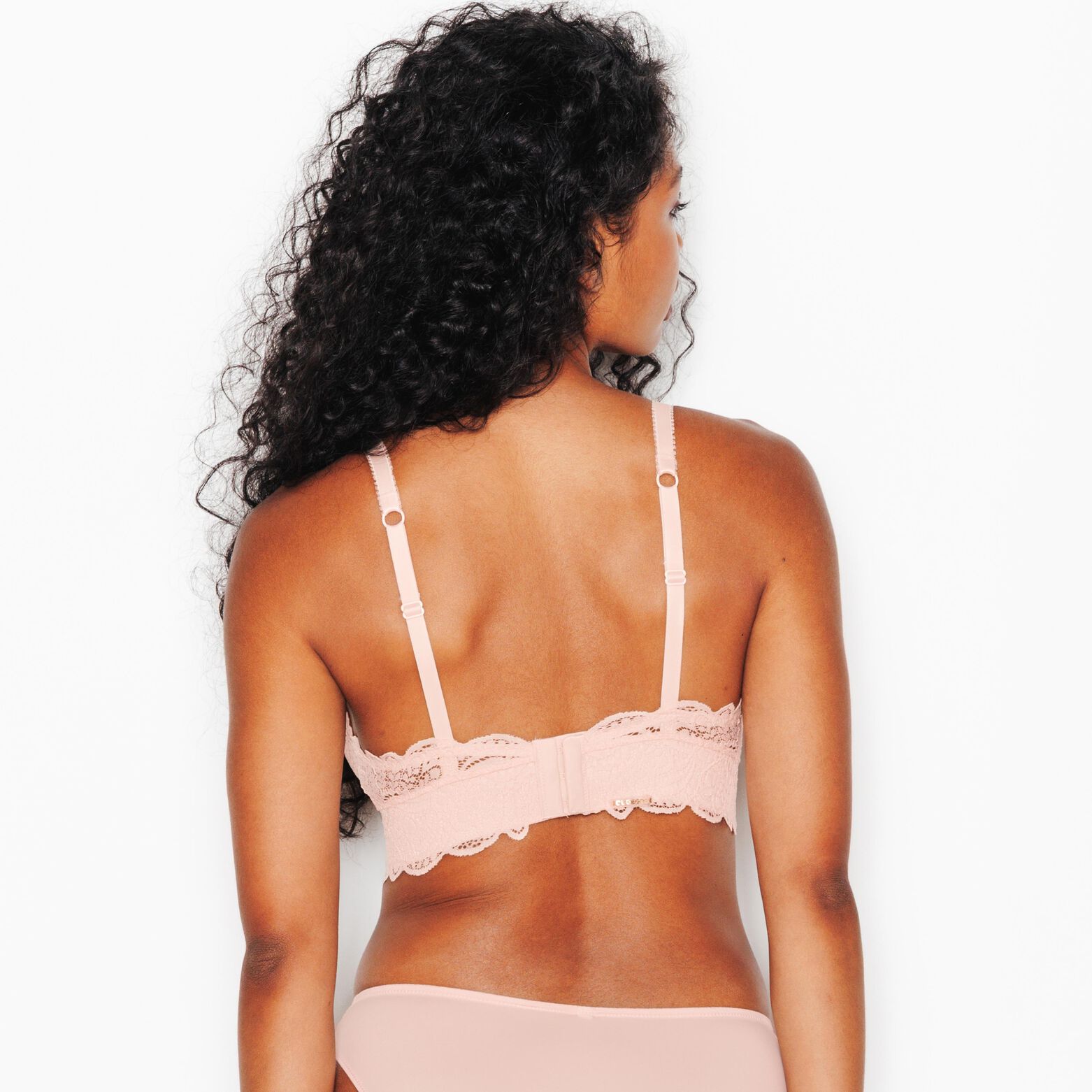 DENTELLE SOUTIEN-GORGE SANS ARMATURES POUDRE