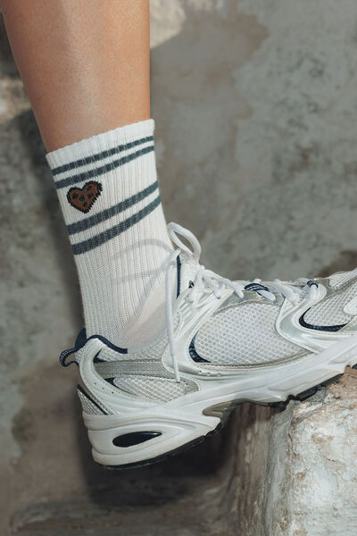 PAIRE DE CHAUSSETTES MULTICO BLANC