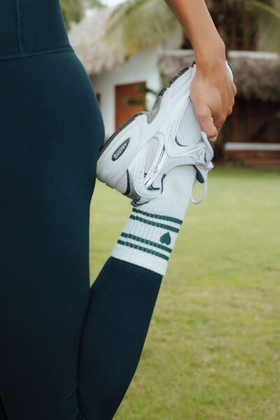 LOT DE 2 PAIRES DE CHAUSSETTES MULTICO BLANC