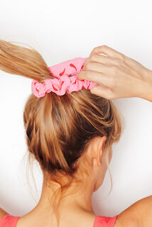 PLUME LOT DE 2 CHOUCHOUS MULTICO ROSE