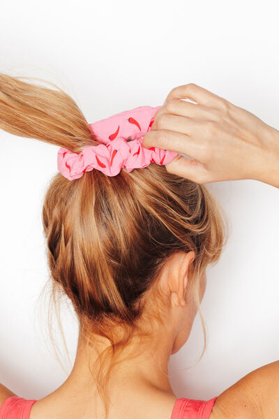 LOT DE 2 CHOUCHOUS MULTICO ROSE