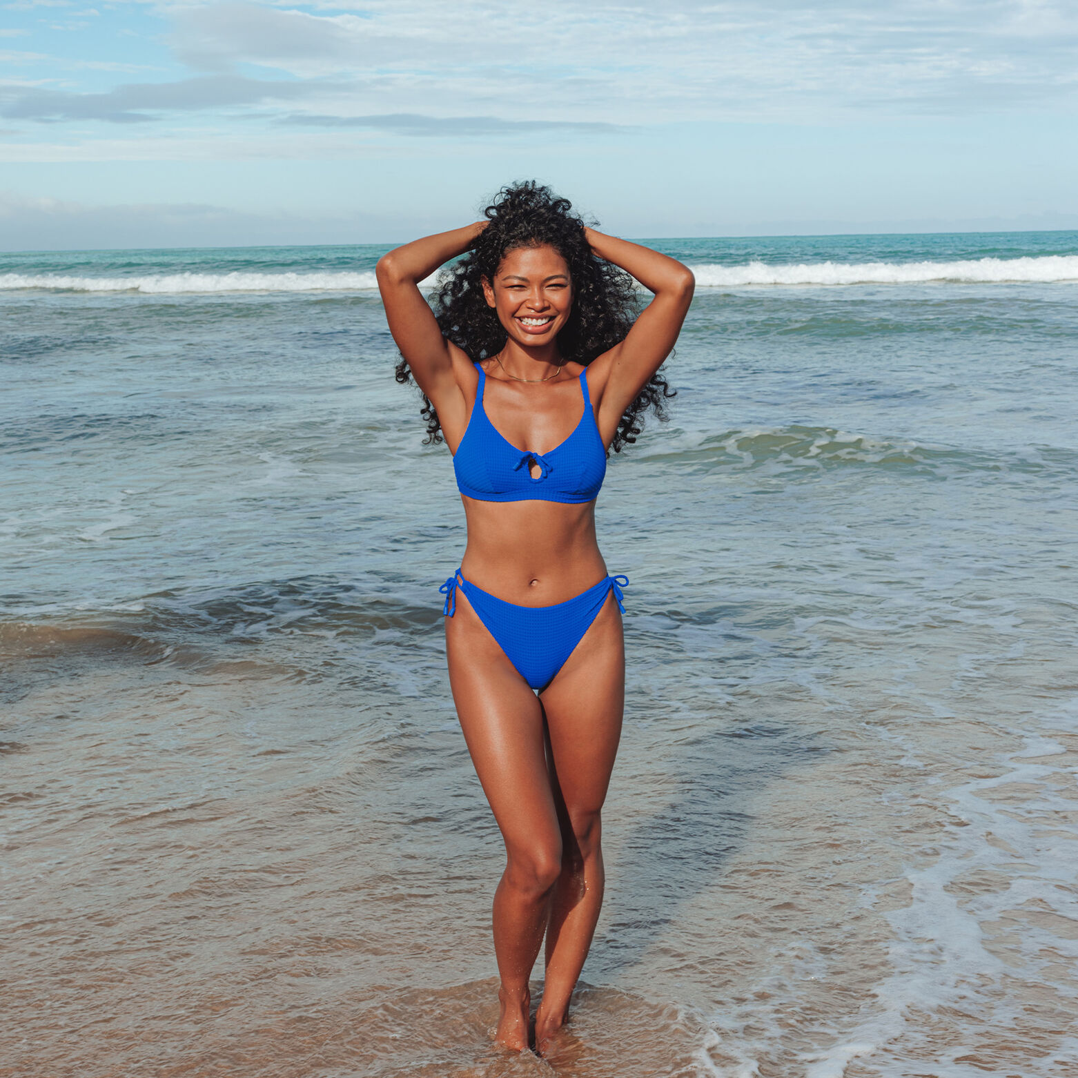 PAVIE MAILLOT DE BAIN TRIANGLE BRASSIERE BLEU ROI
