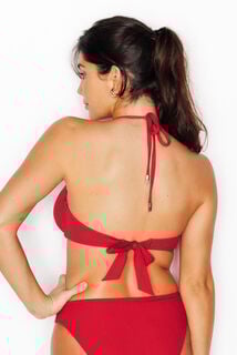 MALOU MAILLOT DE BAIN TRIANGLE ROUGE