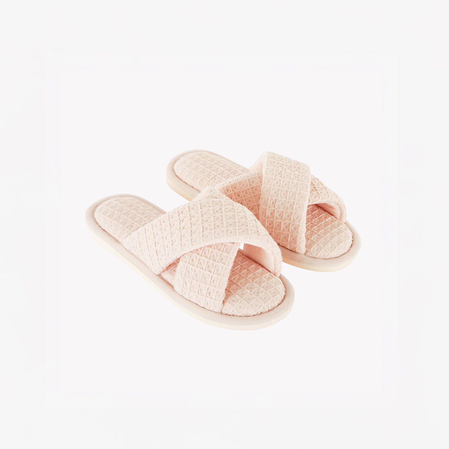 PIMPRENELLE CHAUSSONS MULES ROSE