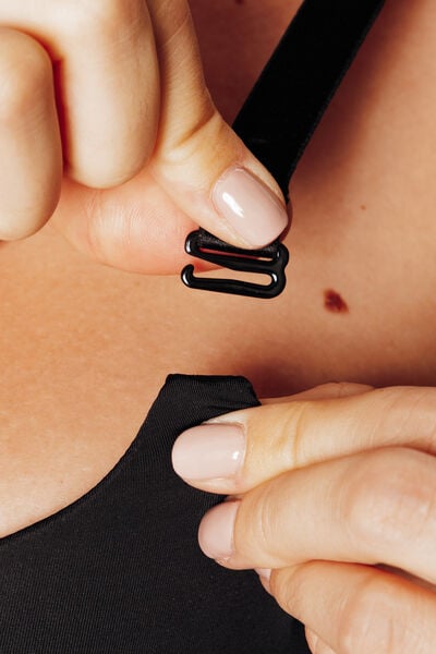 PERFECT SOUTIEN-GORGE AMPLIFORME MICROFIBRE NOIR