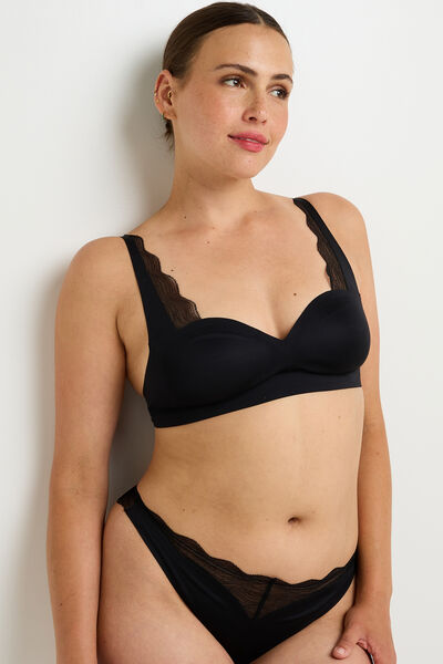 FEELING SOUTIEN-GORGE SANS ARMATURES  NOIR