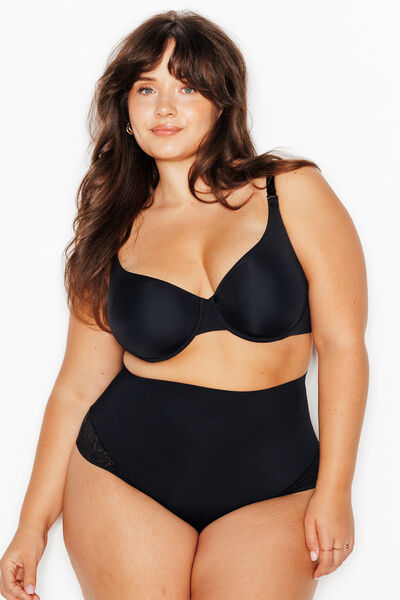 SOUTIEN-GORGE EMBOITANT MICROFIBRE NOIR
