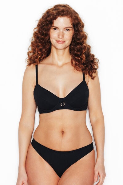 MALOU Maillot de bain Emboitant NOIR