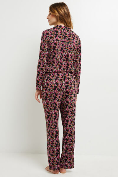 CAMILLE PANTACOURT VISCOSE MULTICO NOIR