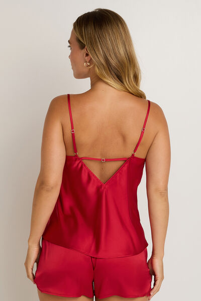 FEMME TOP ROUGE