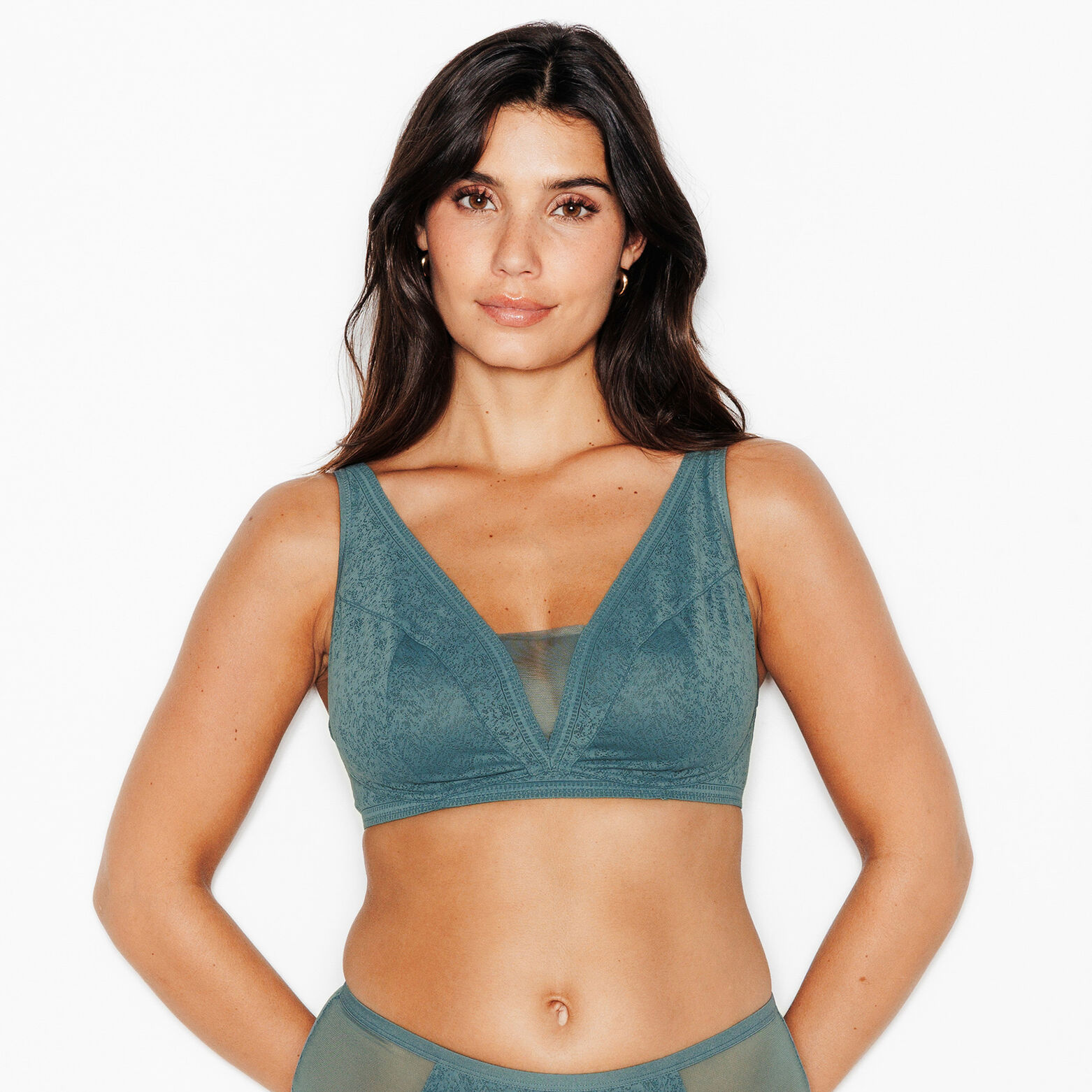 JULIANE SOUTIEN-GORGE SANS ARMATURES PETROLE