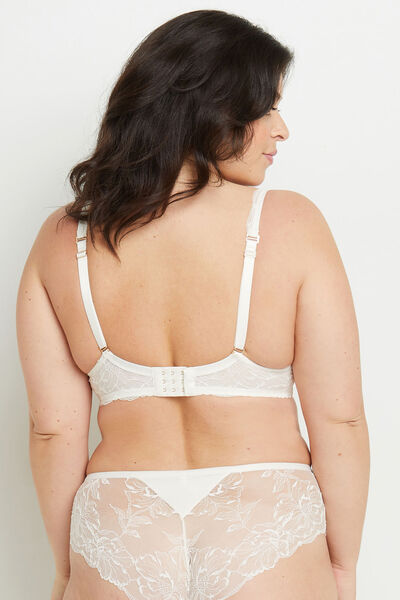 DIANA SOUTIEN-GORGE AMPLIFORME FOULARD ECRU