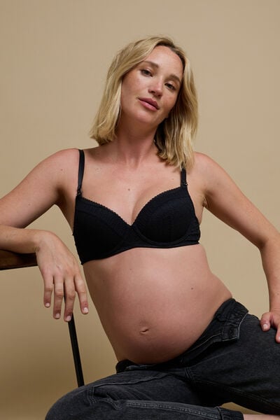 SWEET SOUTIEN-GORGE GROSSESSE AMPLIFORME NOIR