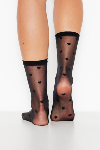 CHAUSSETTE VOILE 15 DENIERS NOIR