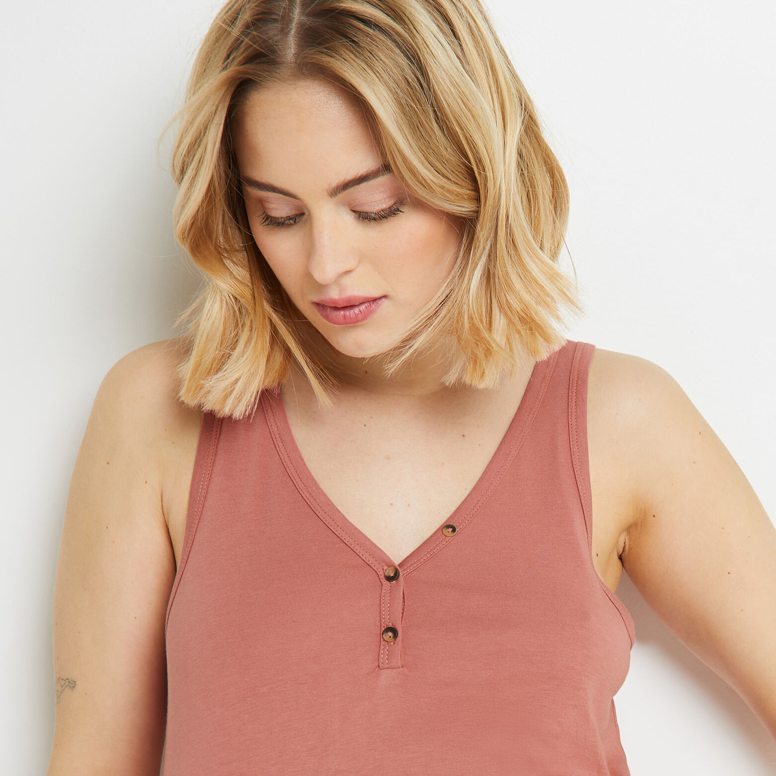 BAMBI TOP COTON ROSE