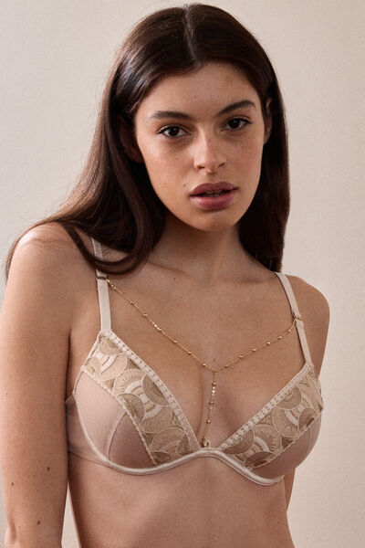 FANTASY SOUTIEN-GORGE AMPLIFORME PLUNGE MULTICO BLANC