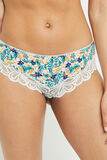 SYARA SHORTY MICROFIBRE BLANC/VERT