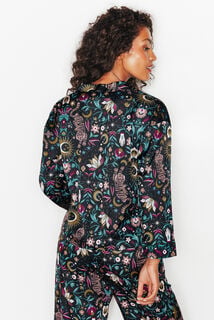 JEMINA CHEMISE DE PYJAMA MULTICO NOIR