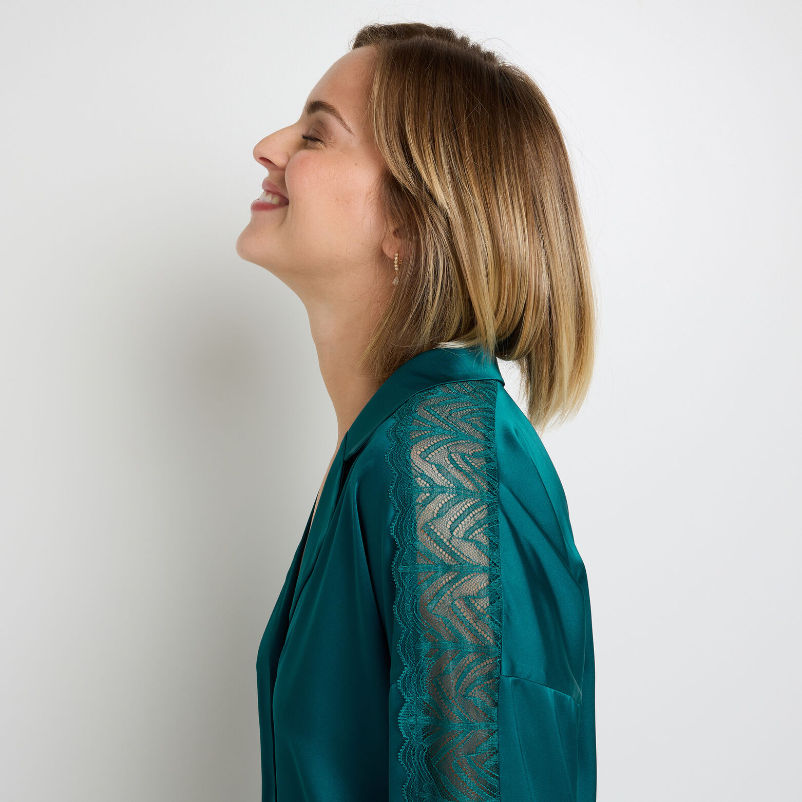 Ensemble FEMME canard sans-armatures, chemise & pantalon