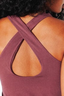 JANELIA TOP BRASSIERE INTEGREE BORDEAUX