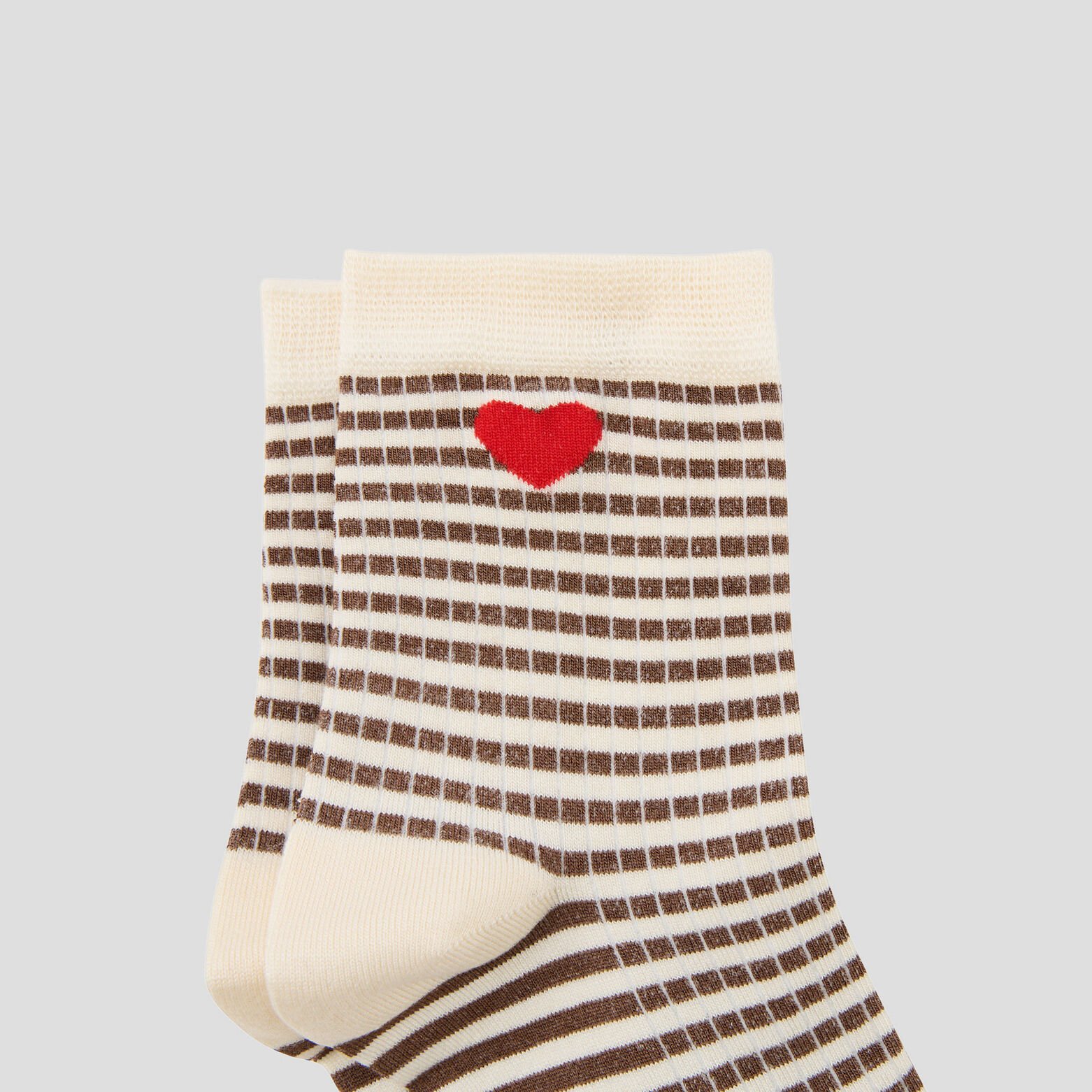 MISTRAL CHAUSSETTES RAYURES MULTICO BLANC