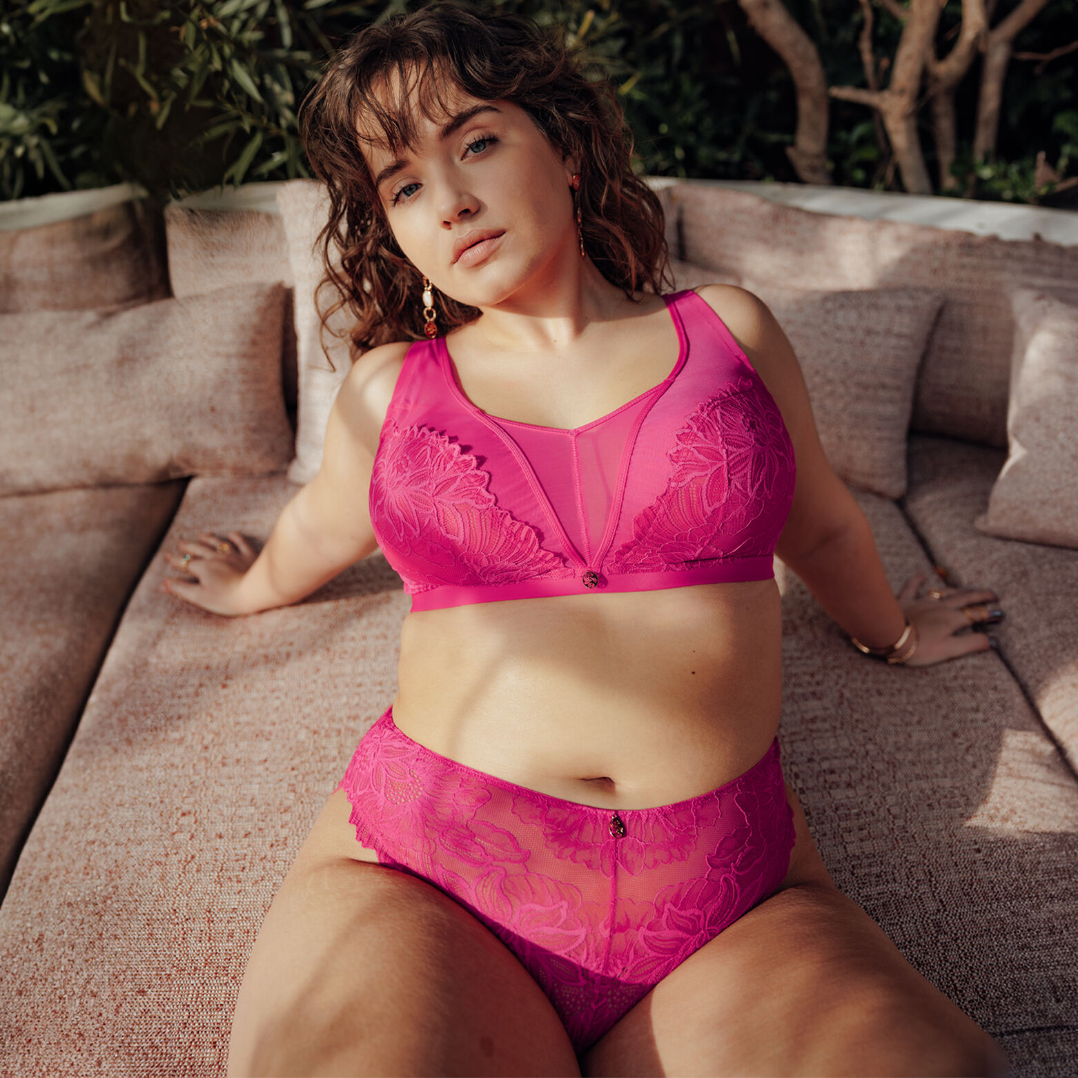 DONA+ CULOTTE DENTELLE FUCHSIA