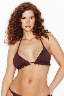 PAILLETTE MAILLOT DE BAIN TRIANGLE OR