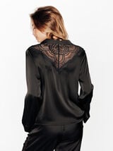GLADIS CHEMISE MANCHES LONGUES NOIR