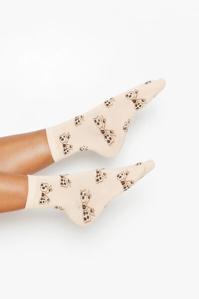 PAIRE DE CHAUSSETTES NOEUDS MULTICO BLANC