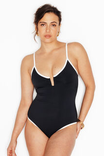 NOELI Maillot de bain 1 Pi&egrave;ce triangle NOIR