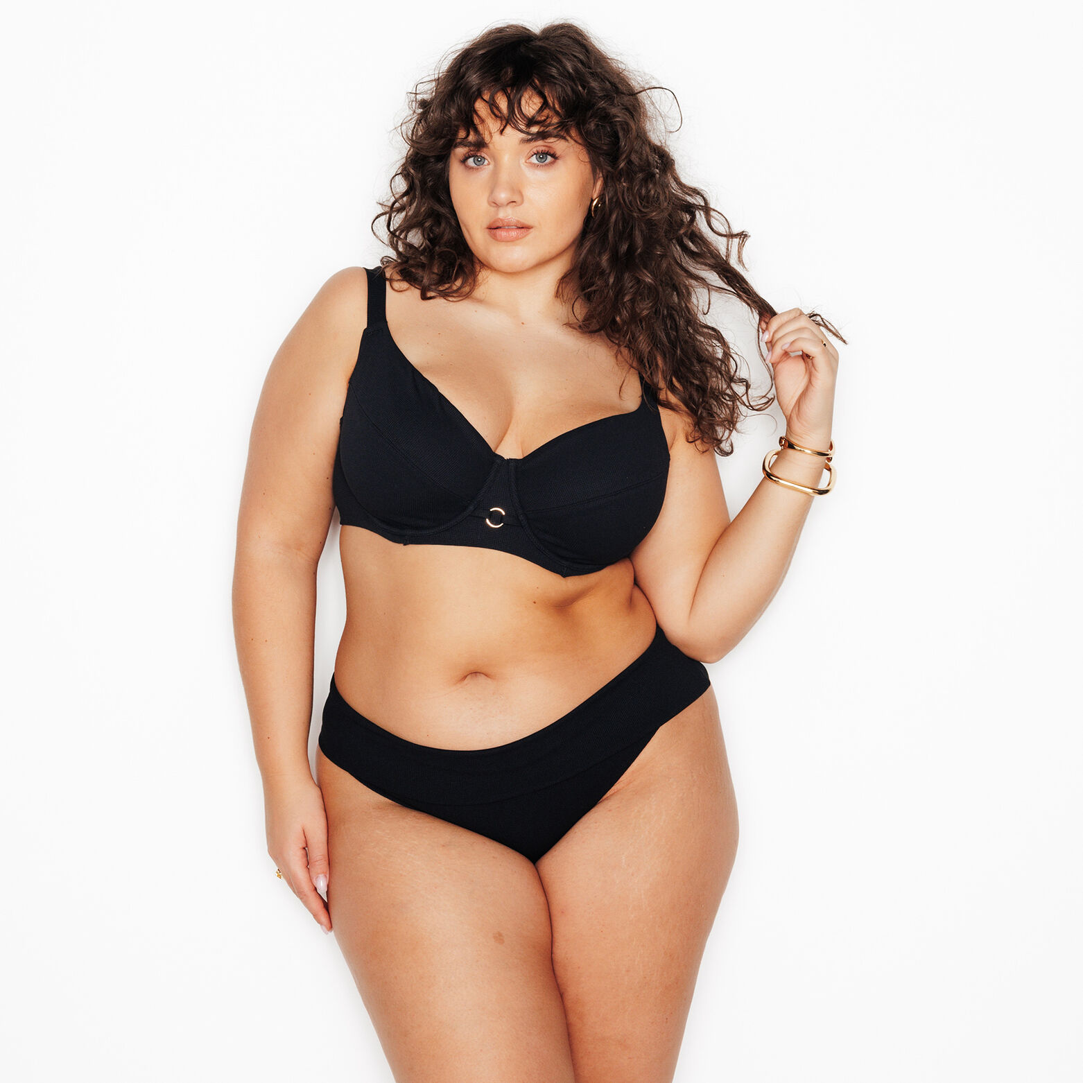 MALOU Maillot de bain Emboitant NOIR