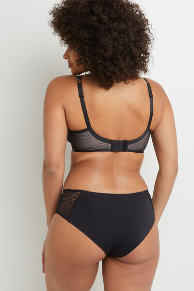 SHORTY DENTELLE NOIR