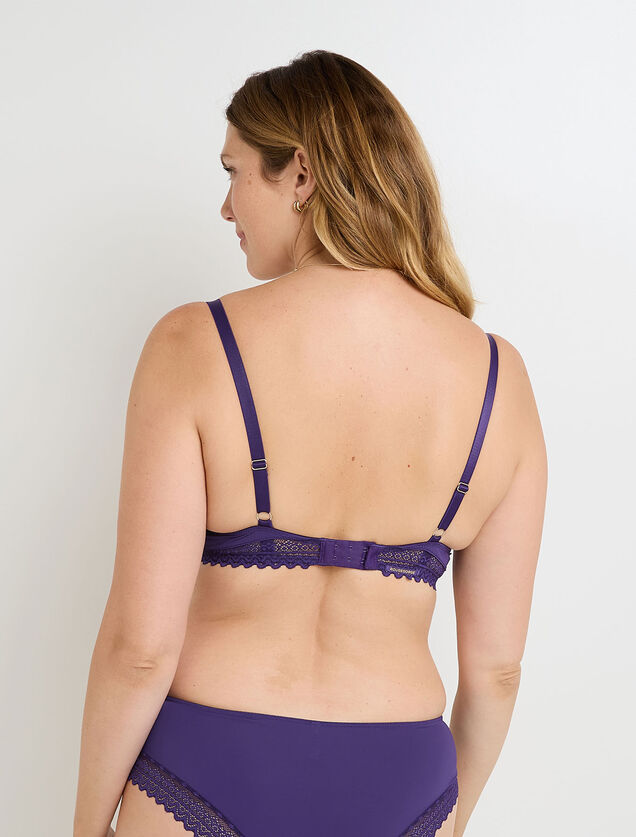 DOUCE SOUTIEN-GORGE EMBOITANT MICROFIBRE VIOLET