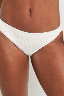 MAUD MAILLOT DE BAIN CULOTTE MIDI HAUTE BLANC