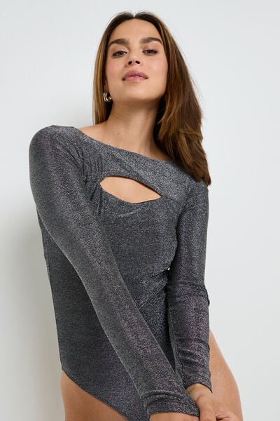 BODY BRASSIERE INTEGREE GRIS CLAIR