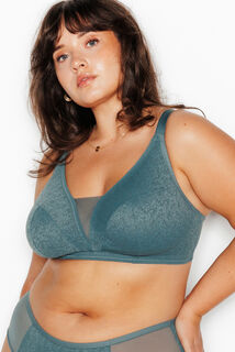 JULIANE SOUTIEN-GORGE SANS ARMATURES PETROLE