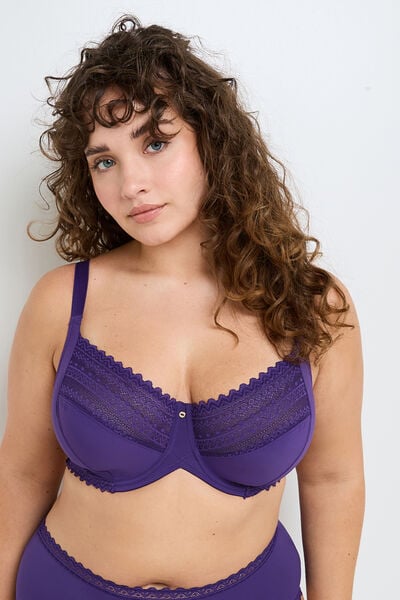 SOUTIEN-GORGE GRANDE TAILLE VIOLET