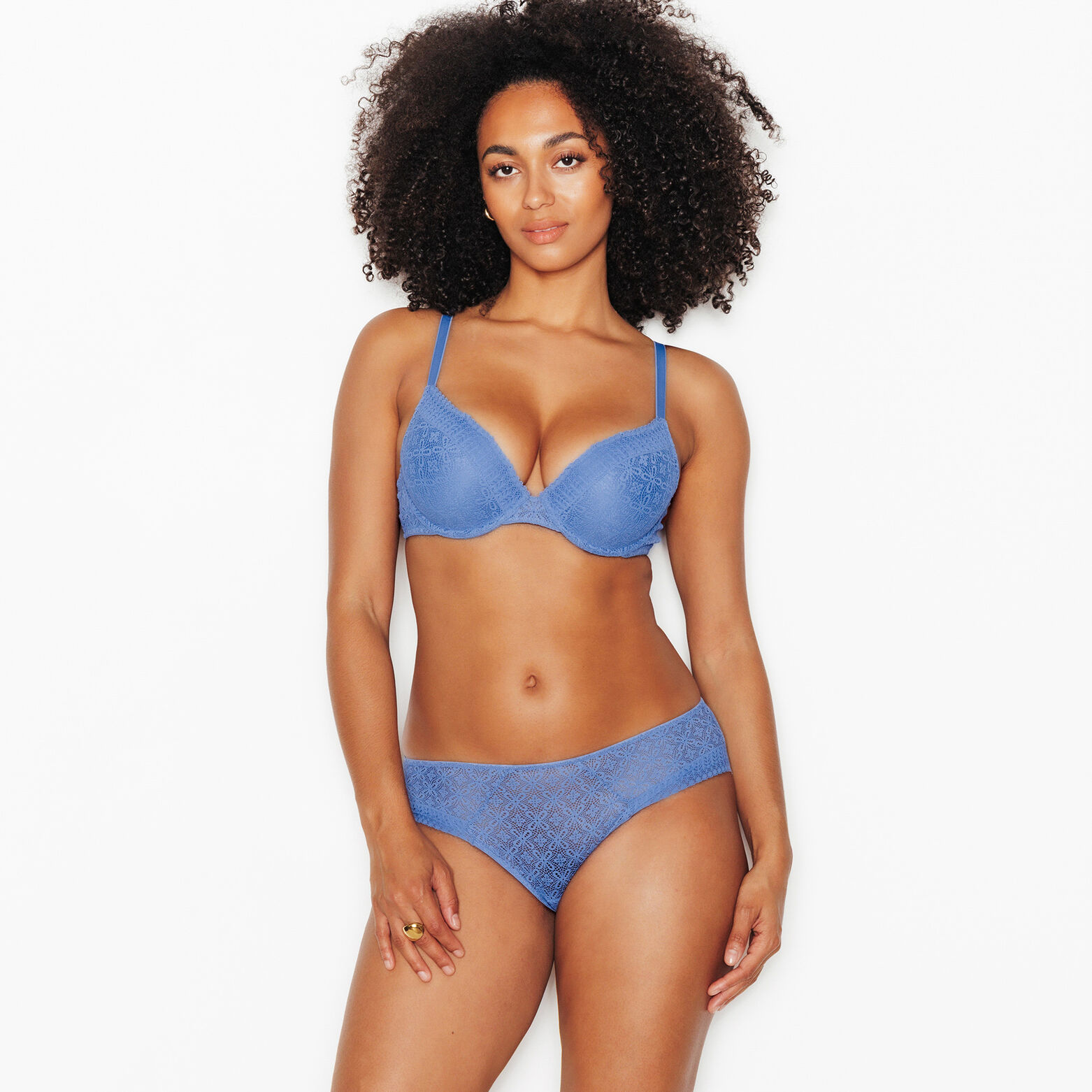 SWEET shorty dentelle BLEU