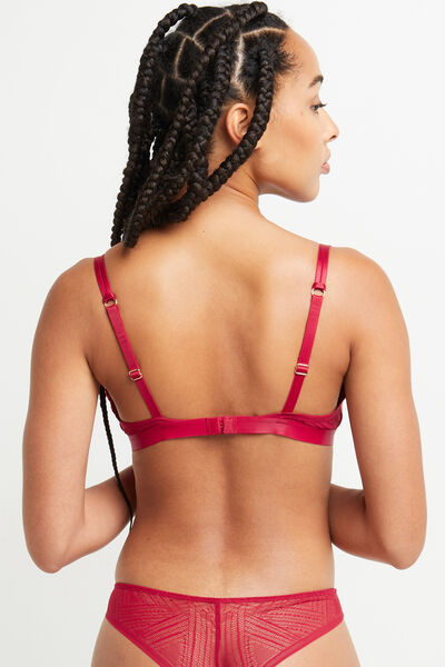 CLAIRE SOUTIEN-GORGE SANS ARMATURES ROUGE