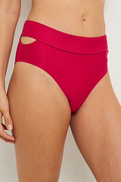 MOLLY MAILLOT DE BAIN CULOTTE HAUTE ROUGE