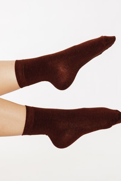 LOT DE 3 PAIRES DE CHAUSSETTES MULTICO MARRON