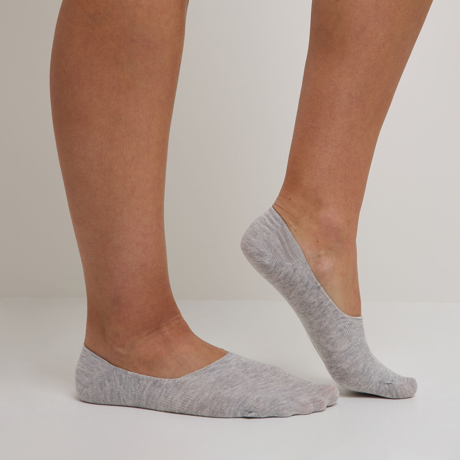 GALIPETTE LOT DE 3 PAIRES DE SOCQUETTES COTON GRIS