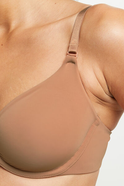 SOUTIEN-GORGE EMBOITANT MICROFIBRE PEAU BRONZEE